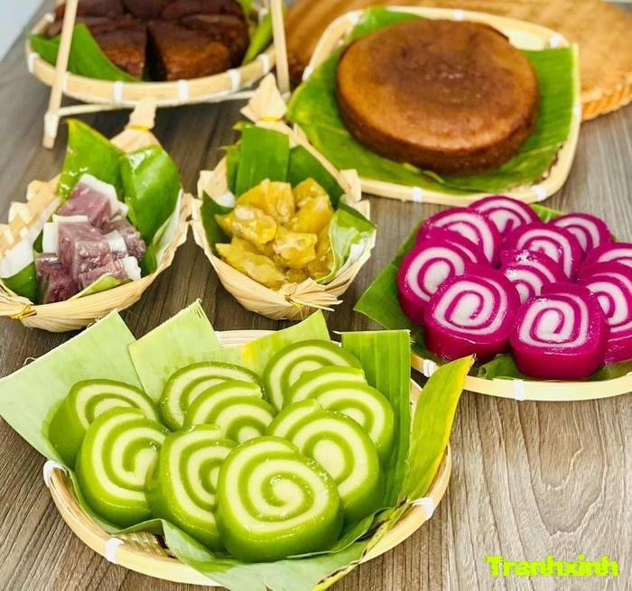 ảnh bánh dân gian trang trí