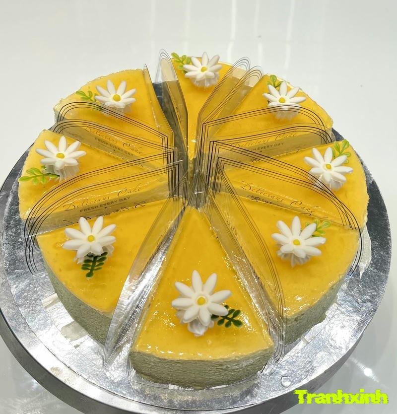 ảnh bánh mousse chanh dây hoàn hảo