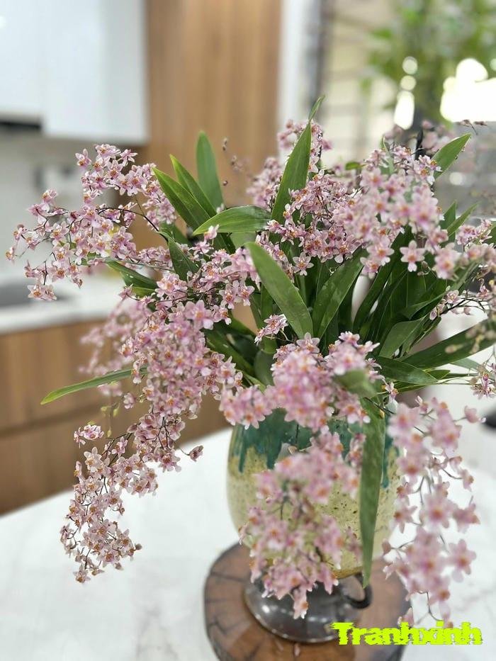 ảnh bình hoa màu pastel