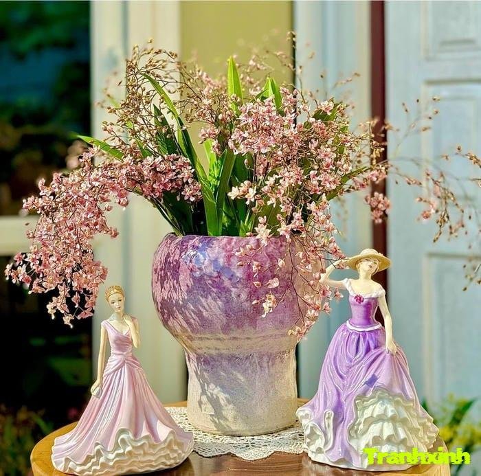 ảnh bình hoa và tượng