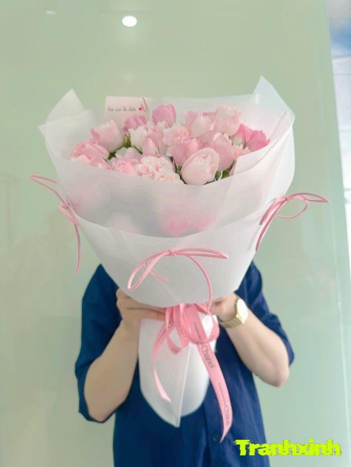 ảnh bó hoa chi tiết