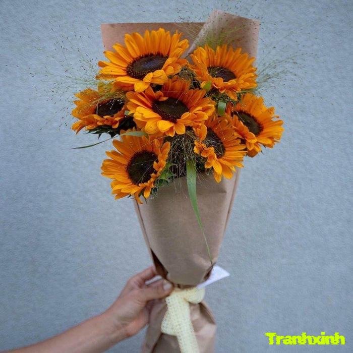 ảnh bó hoa chụp cận