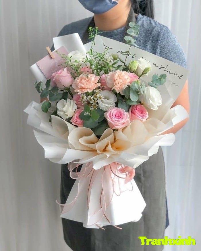 ảnh bó hoa đa sắc