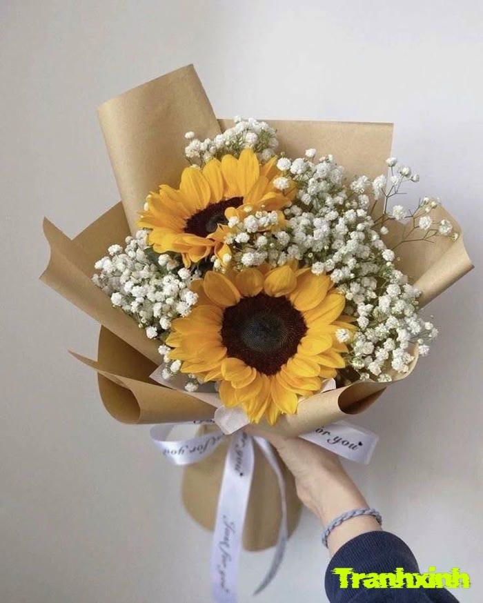 ảnh bó hoa đơn giản mà đẹp