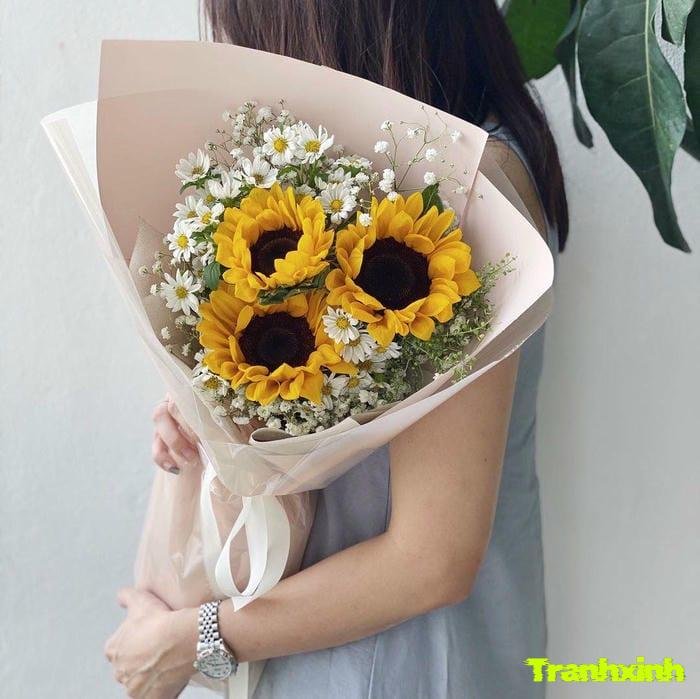 ảnh bó hoa nhẹ nhàng