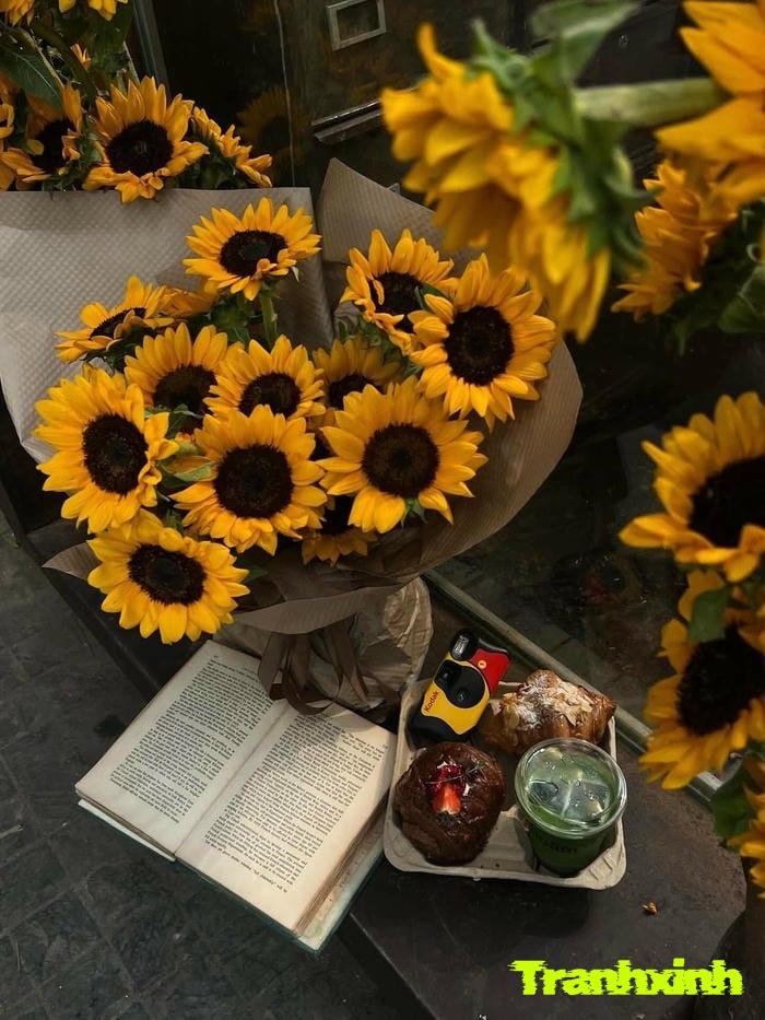 ảnh hoa buồn vintage