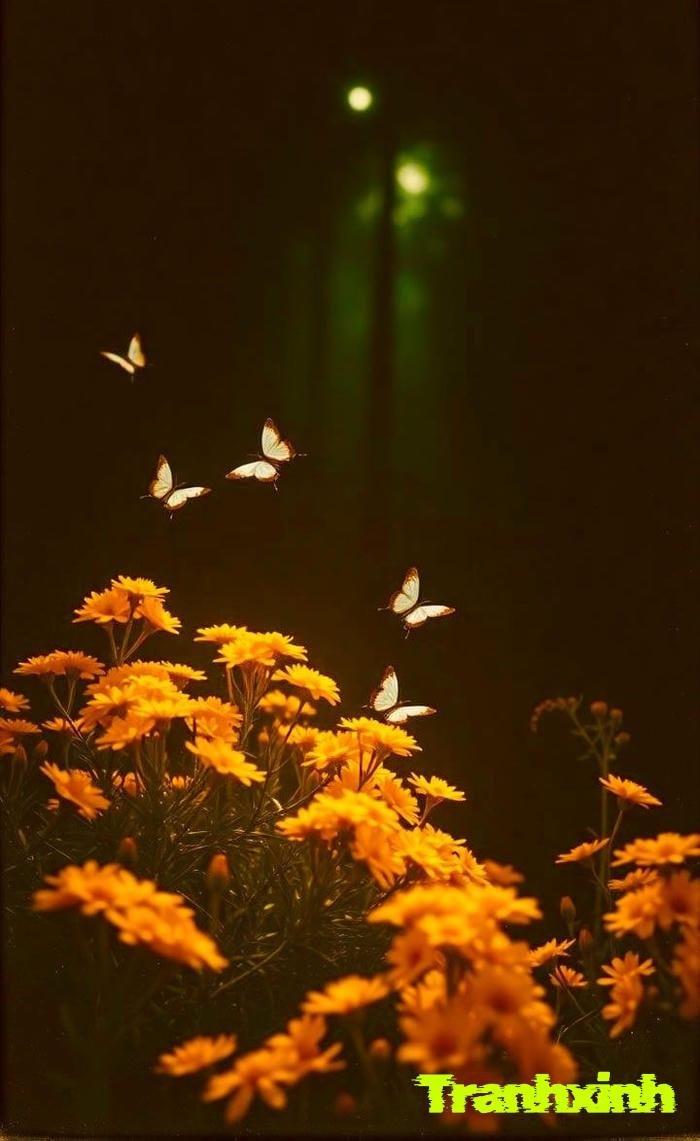 ảnh hoa tối màu