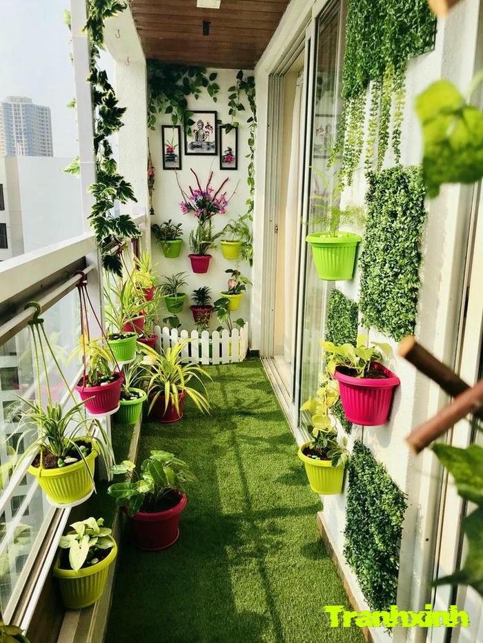ảnh trang trí ban công đẹp