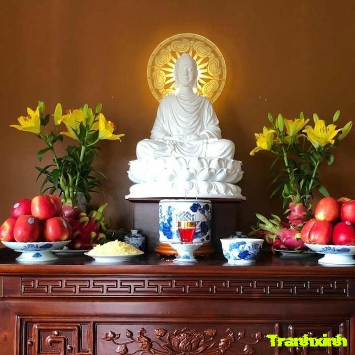 ảnh trang trí bàn thờ cực đẹp