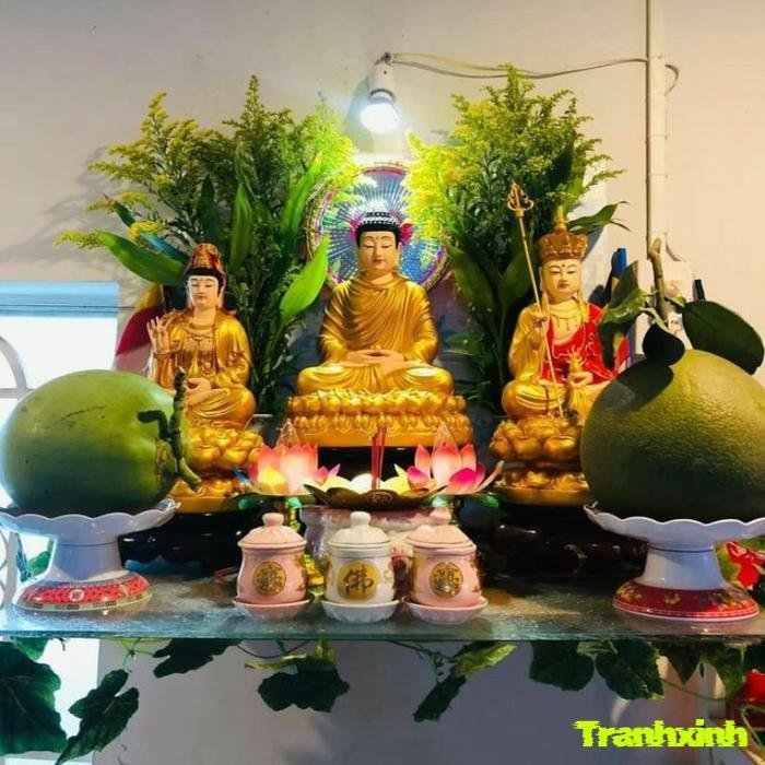 ảnh trang trí bàn thờ cực kì đẹp