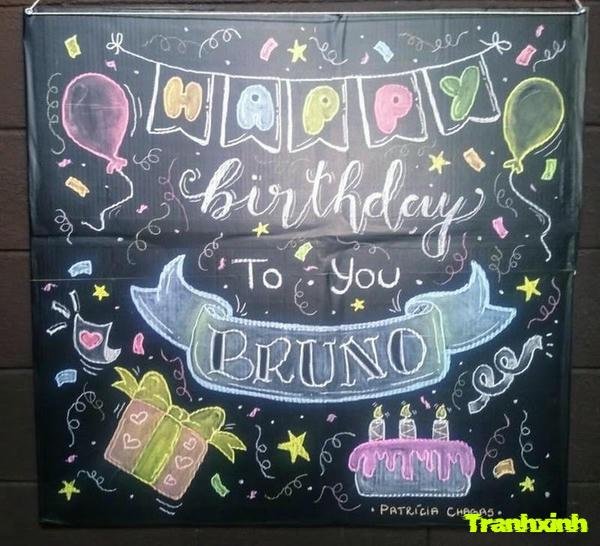 ảnh trang trí bảng xinh nhật