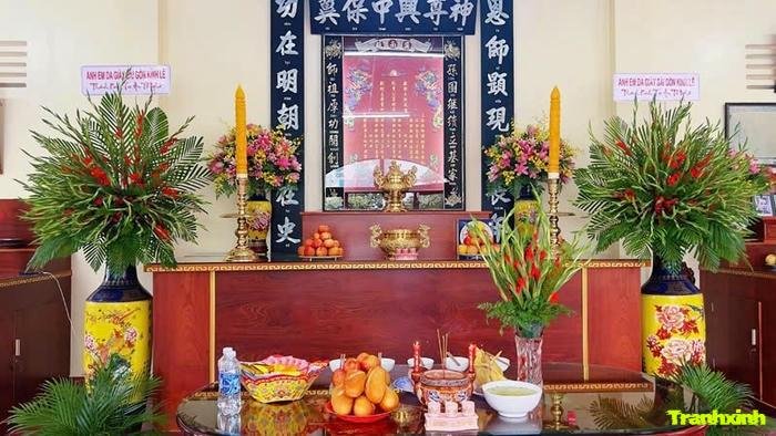 ảnh trang trí phòng thờ