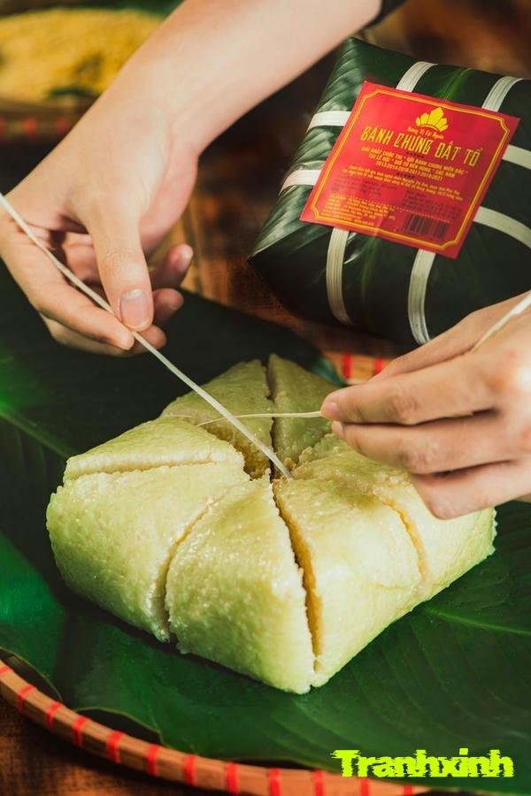 bánh chưng luộc đẹp