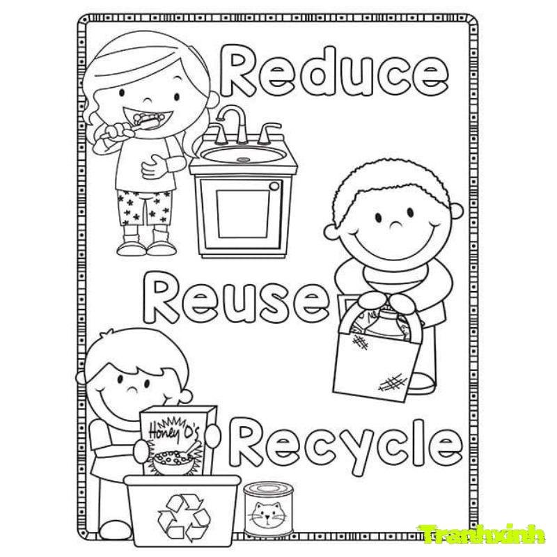 bé bảo vệ môi trường