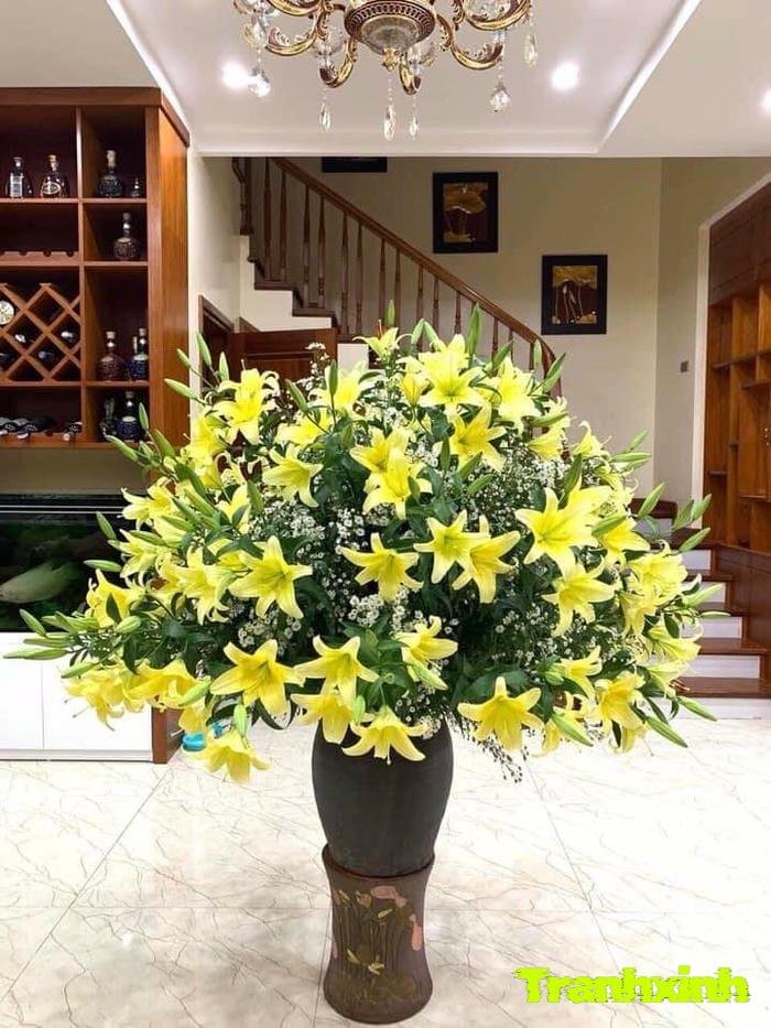 bình hoa kiểu vintage