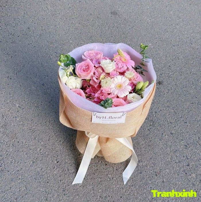 bó hoa chúc mừng