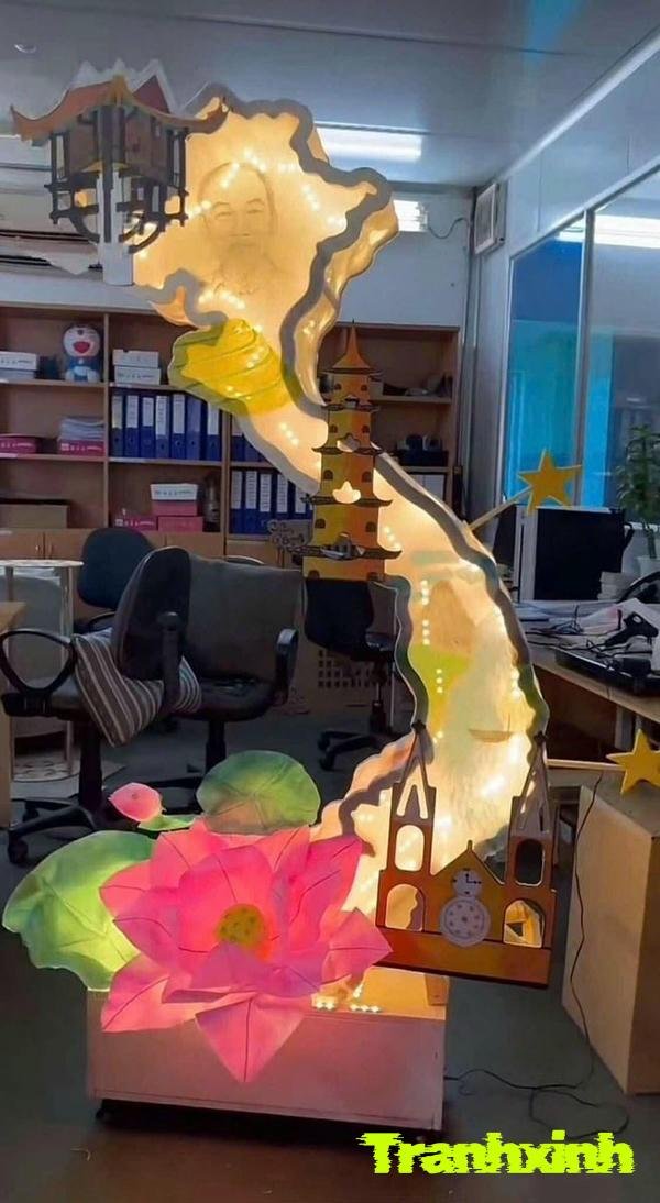 cách trang trí bản đồ việt nam đẹp