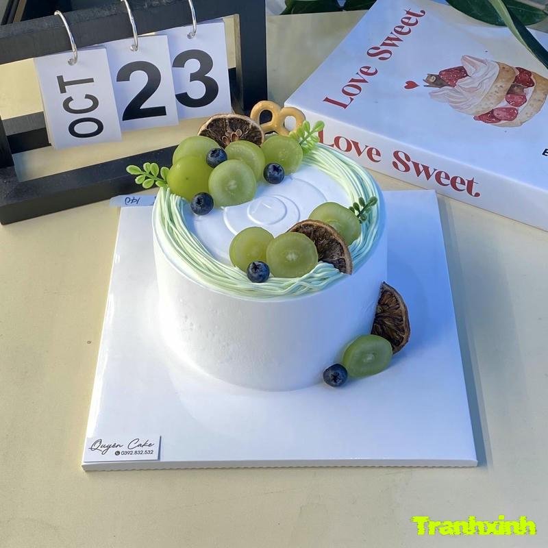 cách trang trí bánh sinh nhật đẹp