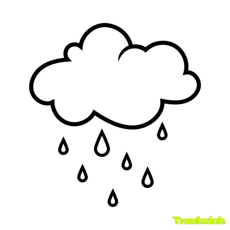 Sưu tầm 257+ mẫu tranh tô màu cảnh trời mưa cho bé 6 tuổi