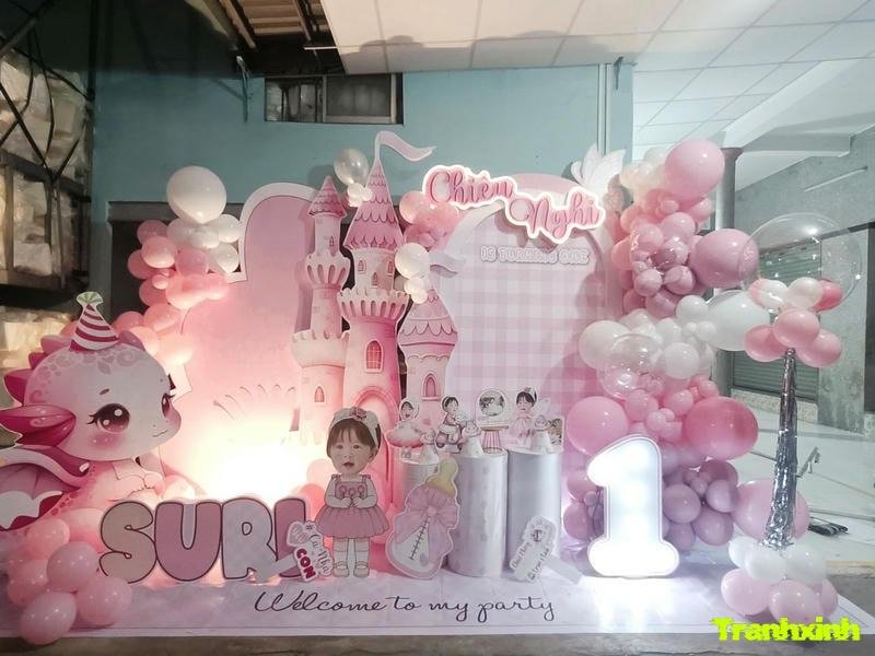 decor backdrop sáng tạo