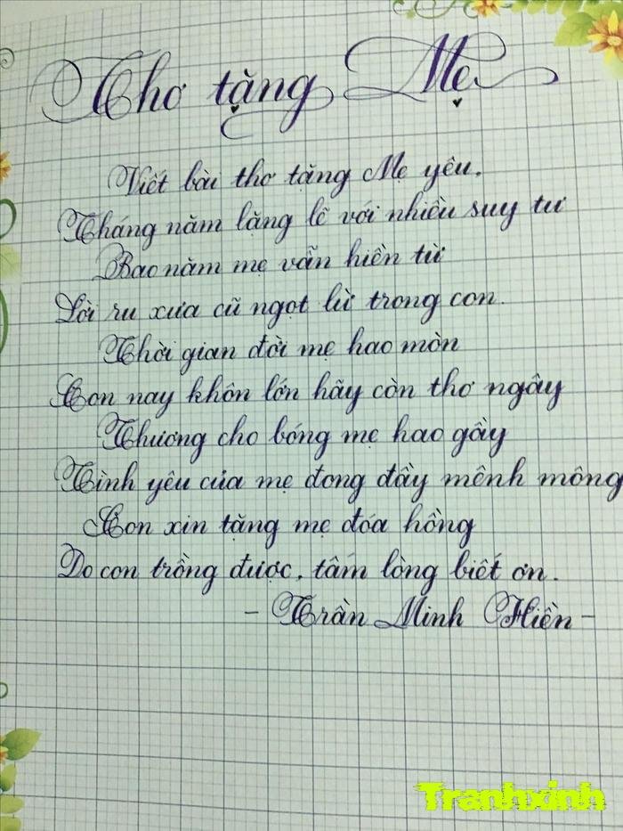 decor bài viết chữ viết tay