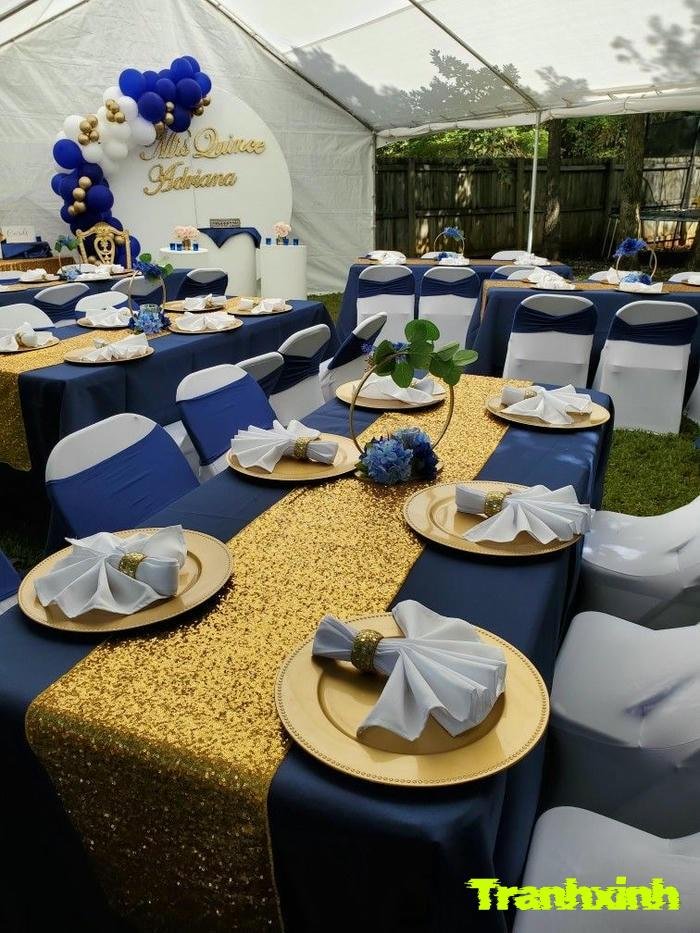 decor bàn tiệc sinh nhật cho bé