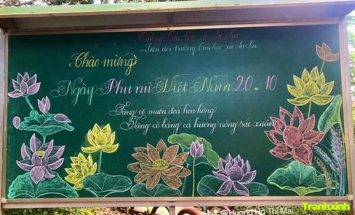 decor bảng 20 10 đẹp nhất