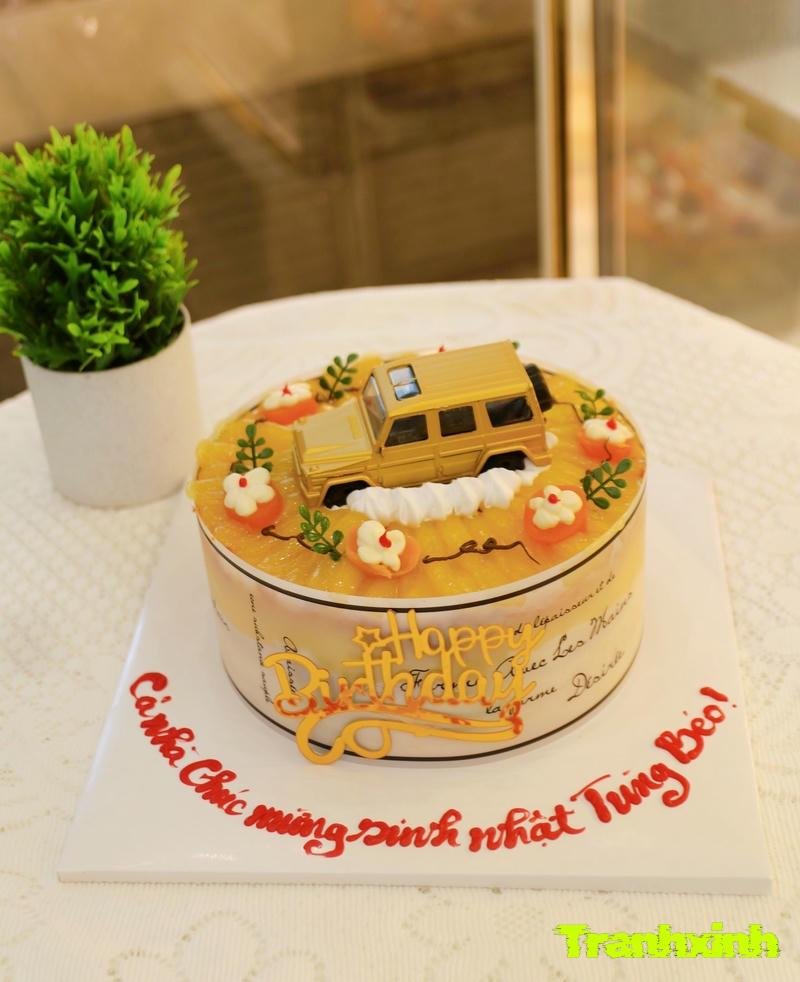 decor bánh bông lan trứng muối dễ làm