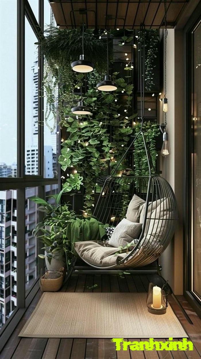 hình ảnh trang trí ban công đẹp