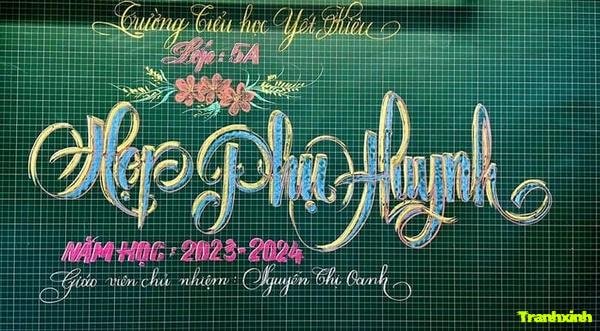 hình ảnh trang trí bảng họp phụ huynh