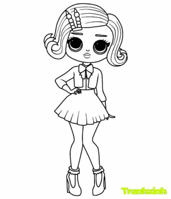 hinh ảnh tranh tô màu blackpink chibi