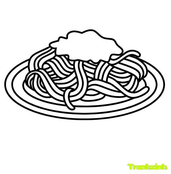 hình ảnh tranh tô màu cái đĩa