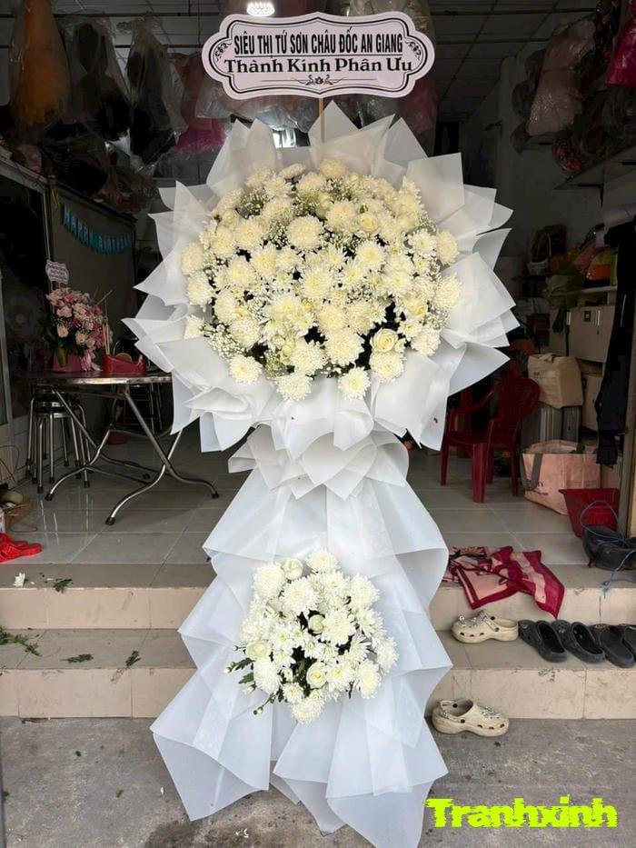 hoa tang màu trắng