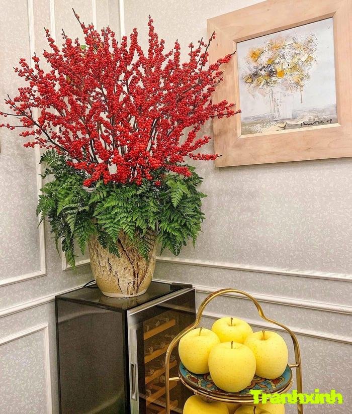 hoa tết và không khí xuân