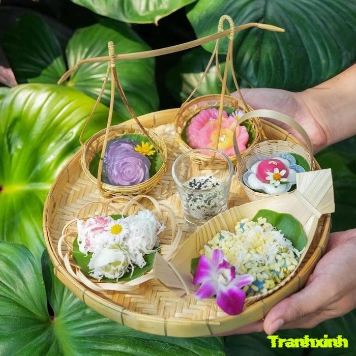 hướng dẫn trang trí bánh dân gian