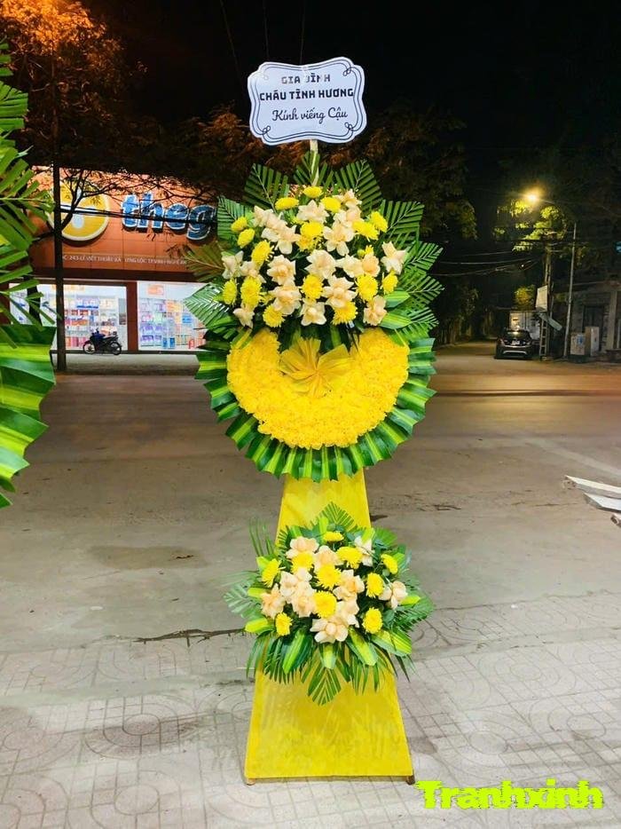 kệ hoa tang hai tầng