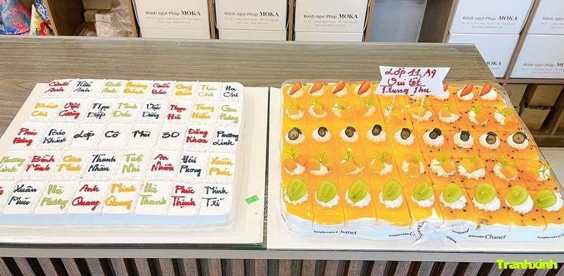 kỹ thuật trang trí bánh mousse