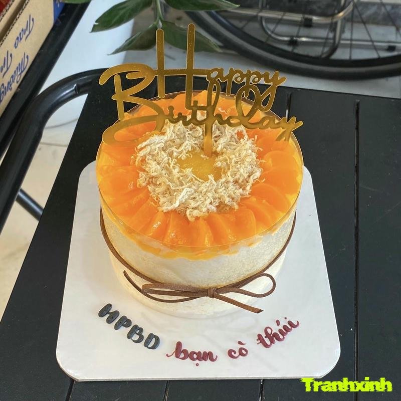 kỹ thuật trang trí bánh trứng muối