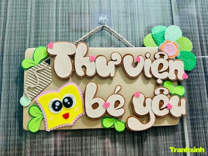 làm đẹp bảng tên handmade