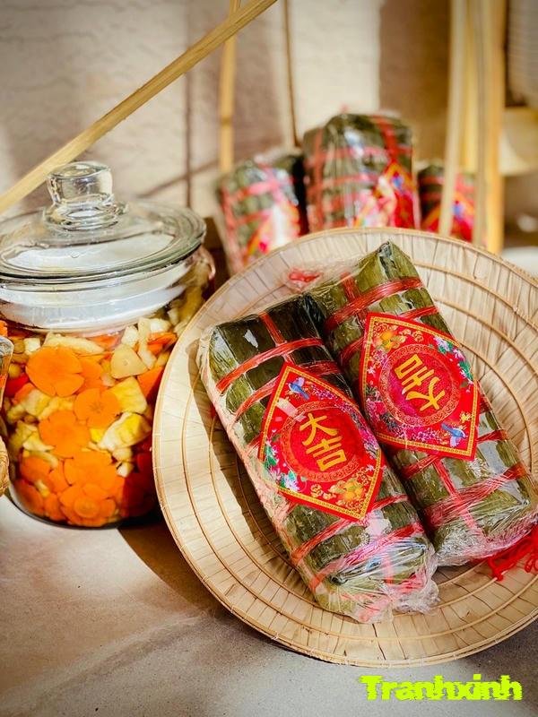 mẫu gói bánh chưng đẹp