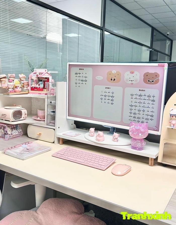 mẫu trang trí bàn làm việc hiệu quả