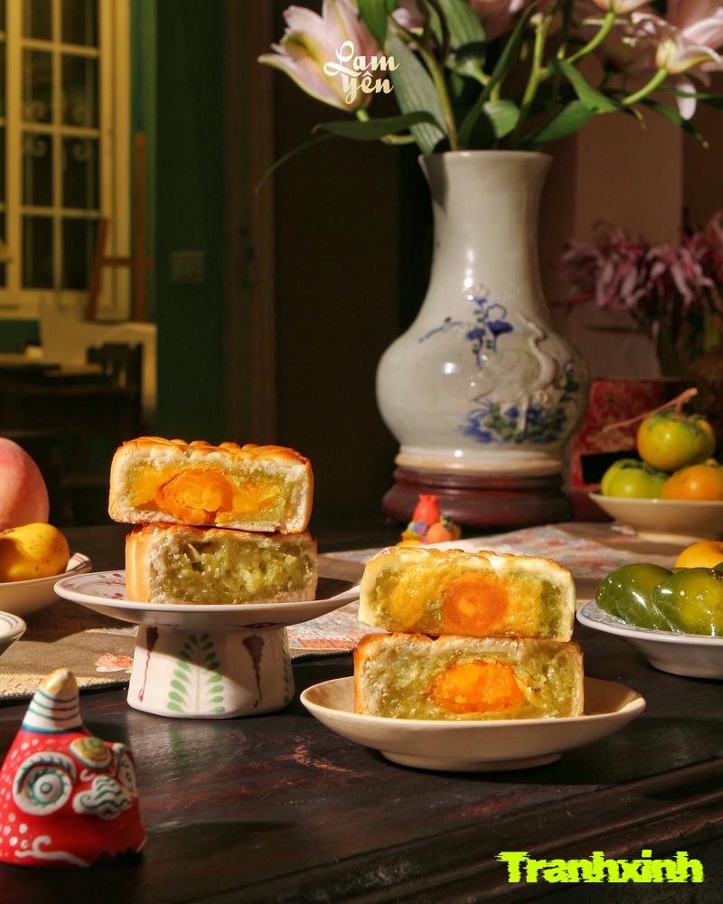 nghệ thuật trang trí bánh trung thu