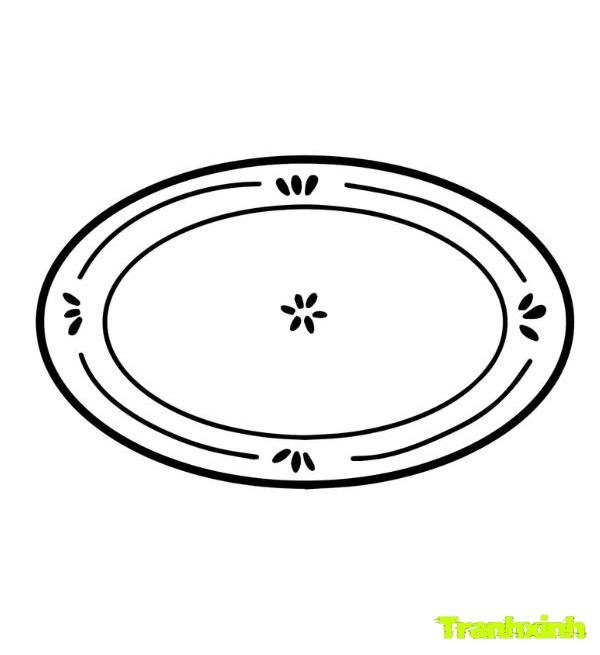 Tổng hợp 252+ mẫu tranh tô màu cái đĩa đơn giản dành cho bé