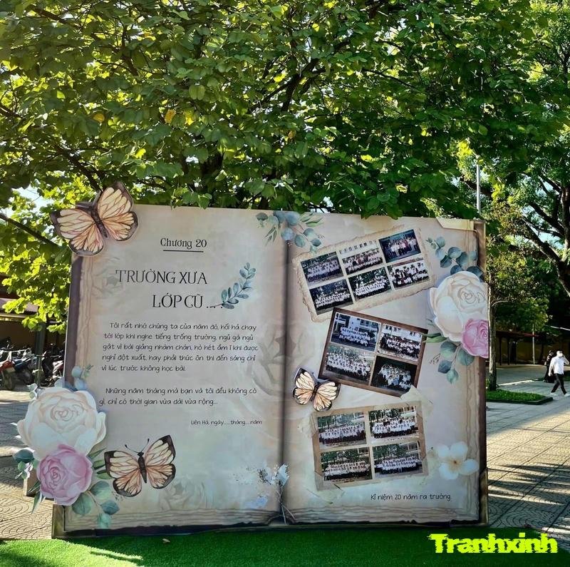 trang trí backdrop 3d