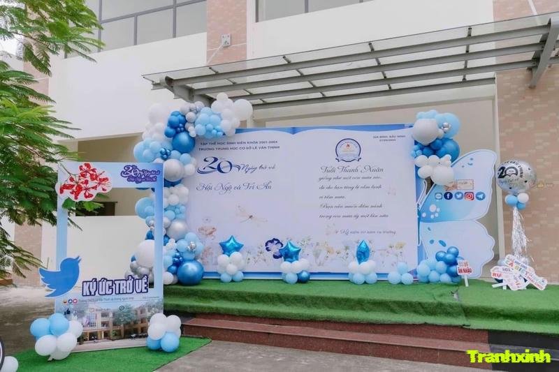 trang trí backdrop cho người lớn