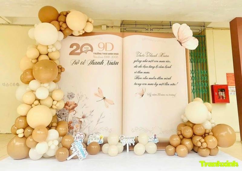 trang trí backdrop đẹp nhất