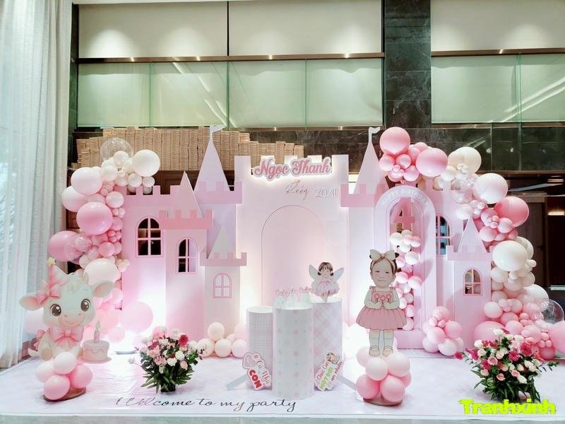 trang trí backdrop lễ hội