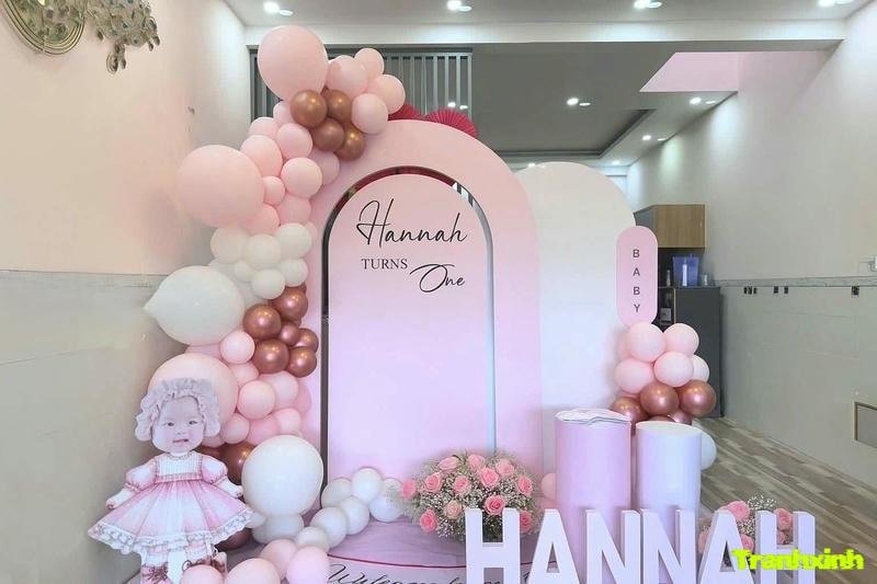 trang trí backdrop sang trọng