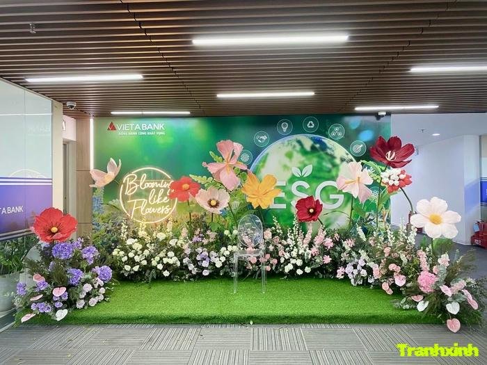 trang trí background 3d