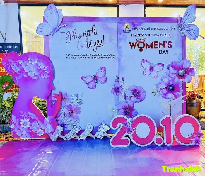 trang trí background cho sân khấu